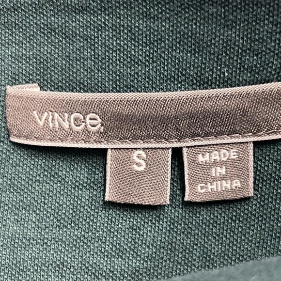 Vince Womens S Pleated Front Mini Skirt Dark Green Pockets Back Zip - Picture 6 of 6